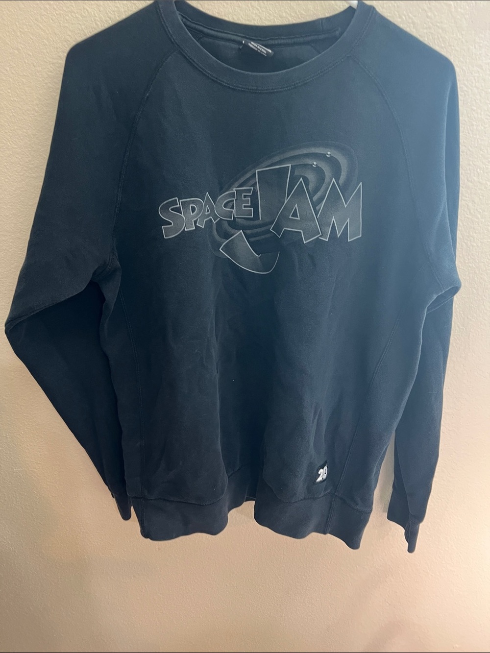 Jordan Space Jam Black Graphic Crewneck Sweatshirt